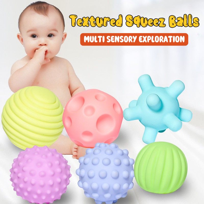 Sensory Play Balls for Babies | Enhance Touch & Hearing Skills