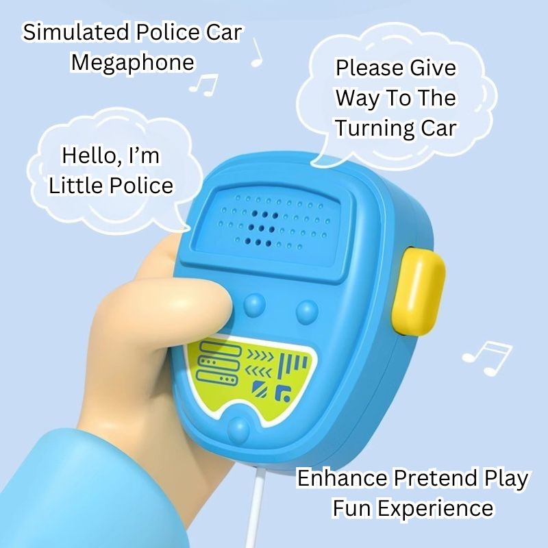 Toddler Interactive Driving Simulator Toy with Controls and Sounds