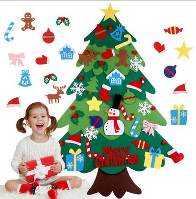 Árbol de Navidad de fieltro