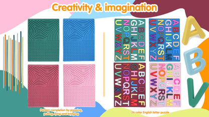 Multi-Use Sensory Board - Educational & Calming Fidget Toy