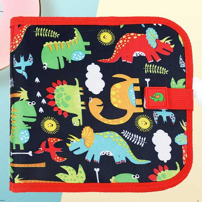 Fidtoy Reusable Doodle Coloring Book Mess Free Drawing Toy for Kids