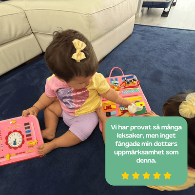 Fidtoy Montessori Busy Board for Toddlers 25-in-1 Early Learning Activity Toy