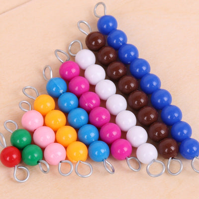 Montessori Mathematics Counting Short Bead Chains Frame