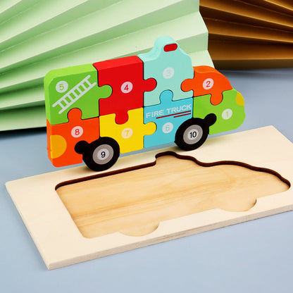 Educational 3D Wooden Puzzle for Children
