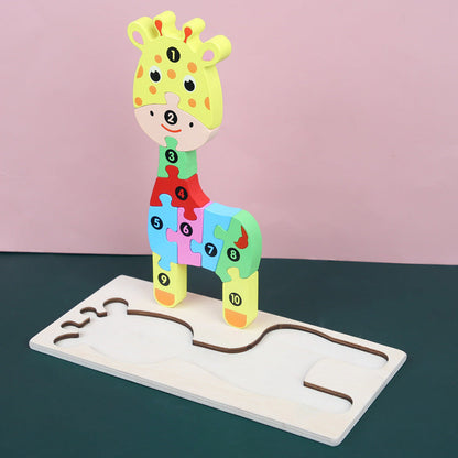 Educational 3D Wooden Puzzle for Children