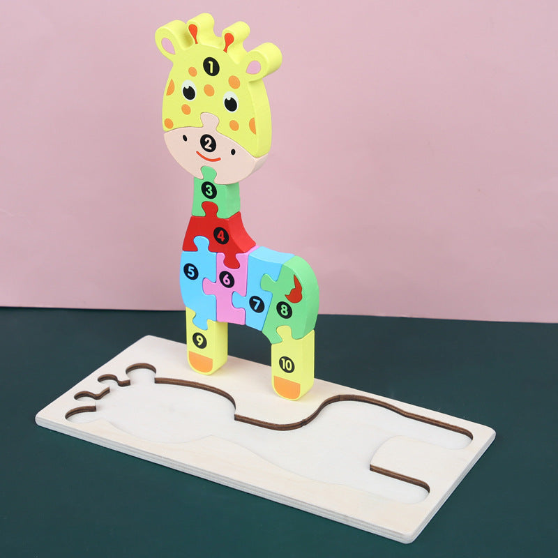 Educational 3D Wooden Puzzle for Children