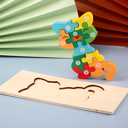 Educational 3D Wooden Puzzle for Children