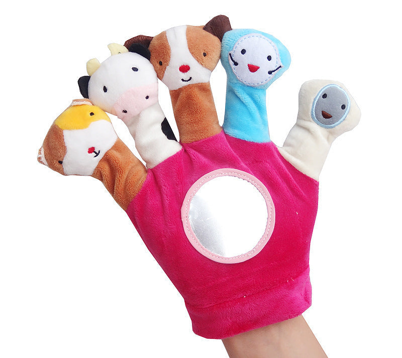 Baby Animal Hand Puppet Plush Toy Gloves