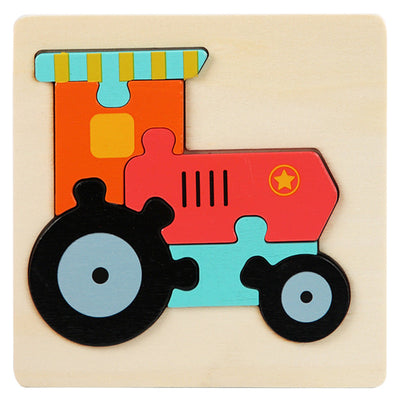 Lot de 6 puzzles Montessori niveau 2 – Puzzles en bois écologiques #4