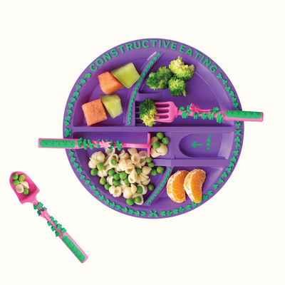 Assiette et Couverts Fées Jardin d'Enfants FairyGrove