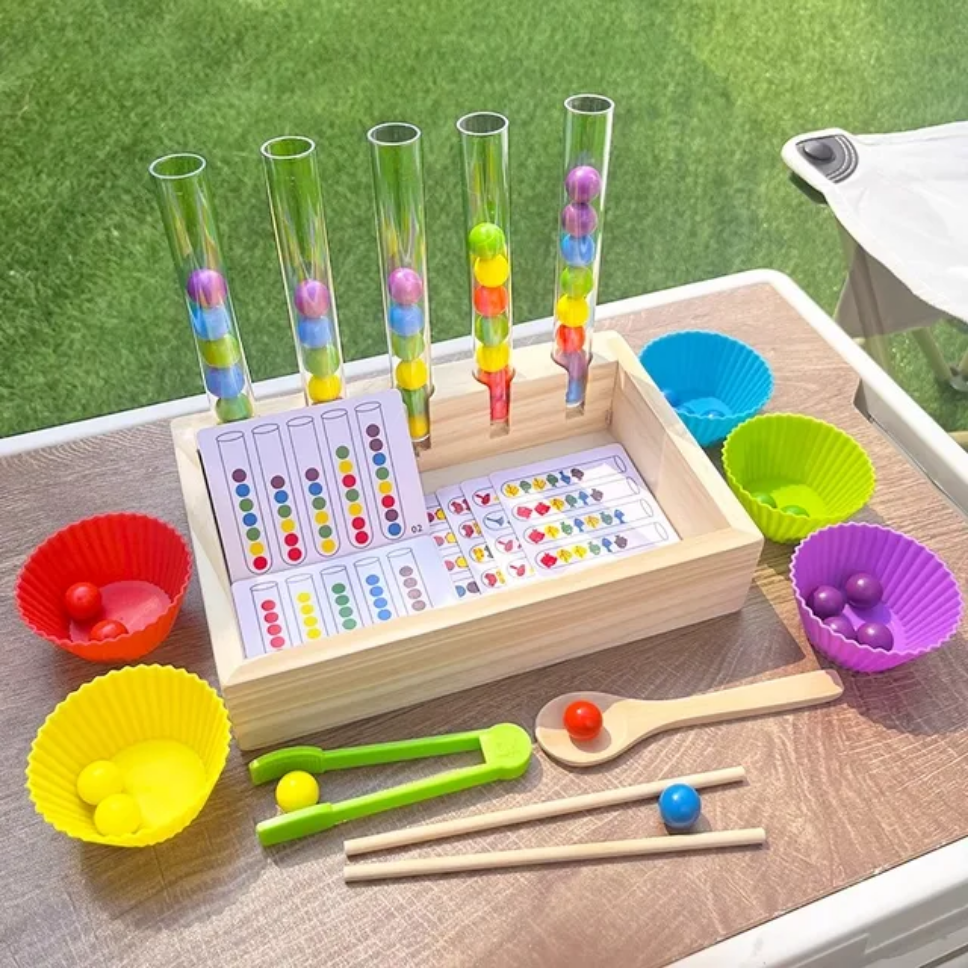 Rainbow Beads Clip Music