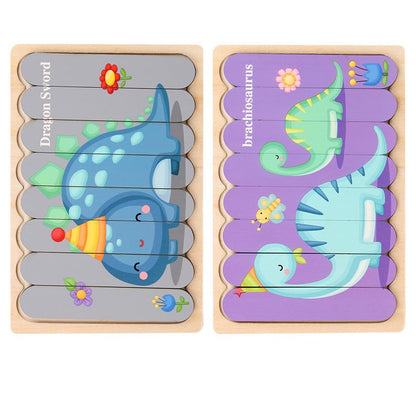 Double-Sided Simple Puzzles