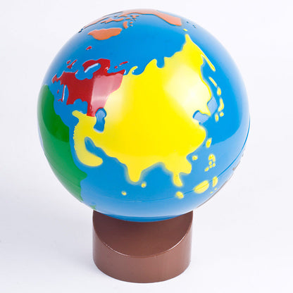 Montessori Globe Of The World Parts