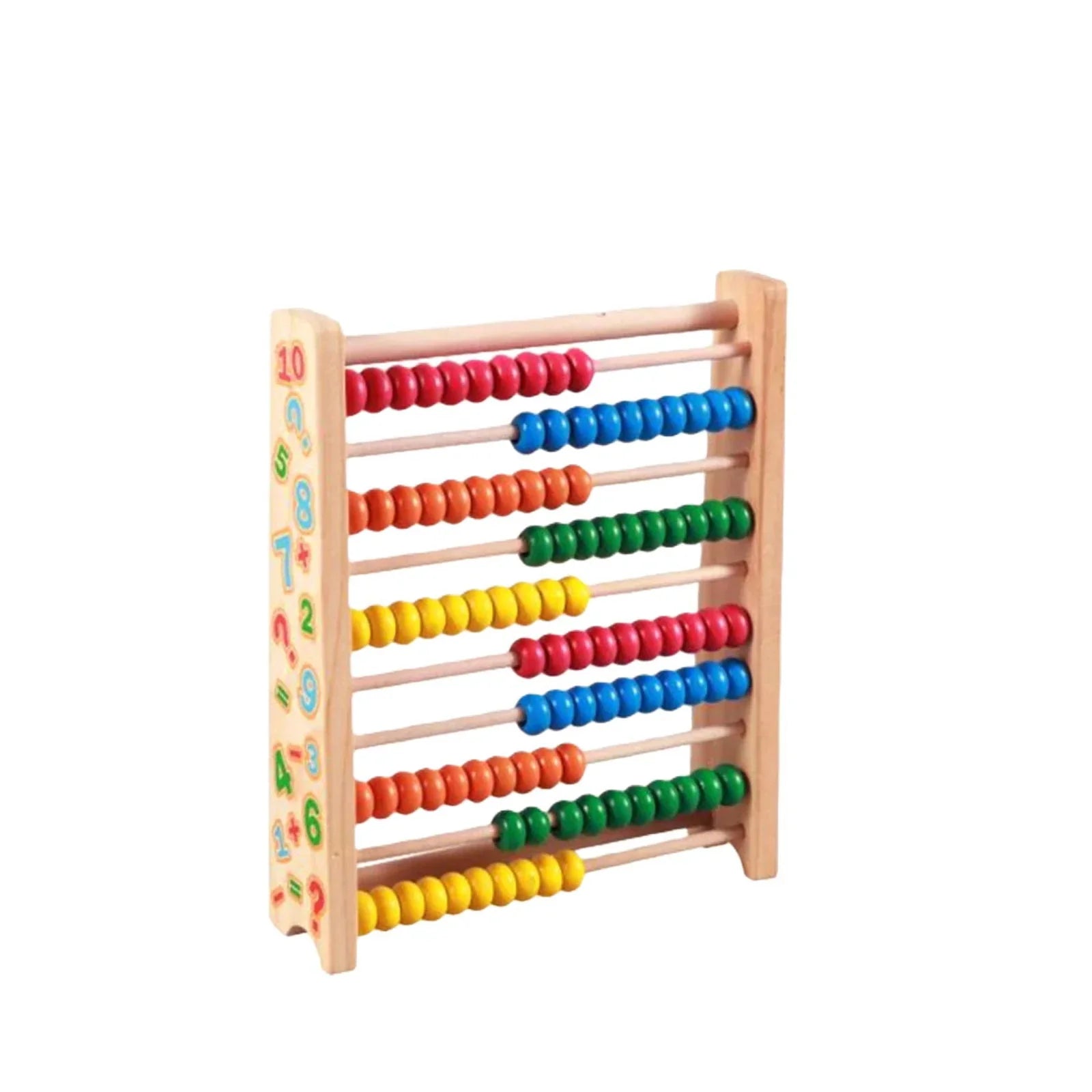 Wooden Number Colorful Abacus Calculation Rack - 205