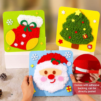 Kit de bricolage de Noël Montessori pour enfants — Ornements en feutre et ensemble d'activités des Fêtes à faire soi-même