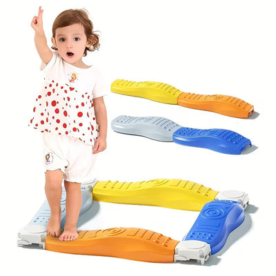 Tablero táctil de viga de equilibrio sensorial multicolor - 031