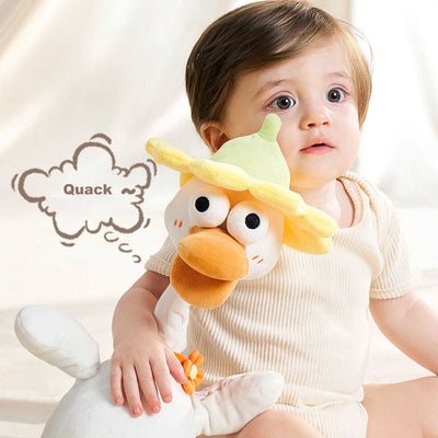 Fidtoy Repeater Duck Plush Toy Talking Baby Interactive Toy