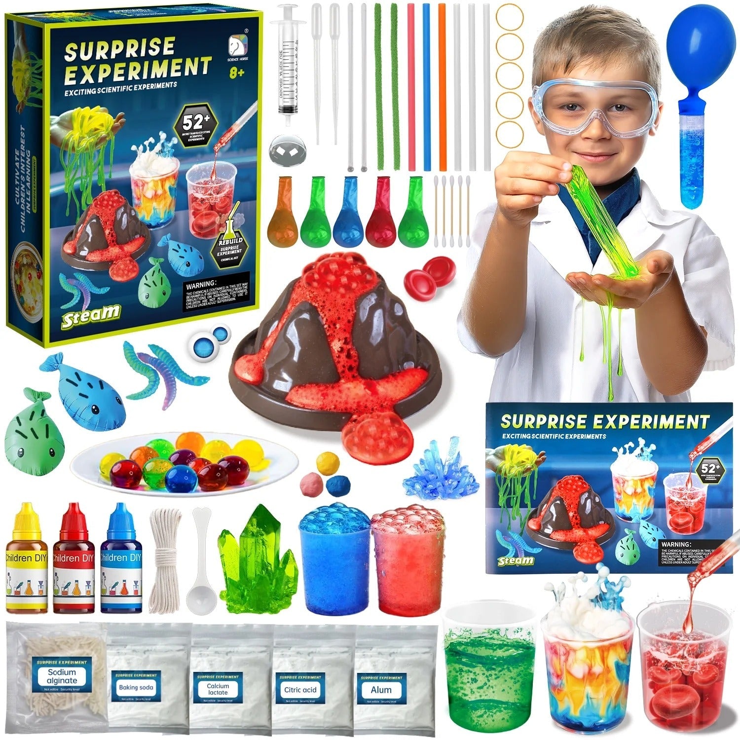 STEAM Surprise Scientific 52+ Experiment Kit - 776