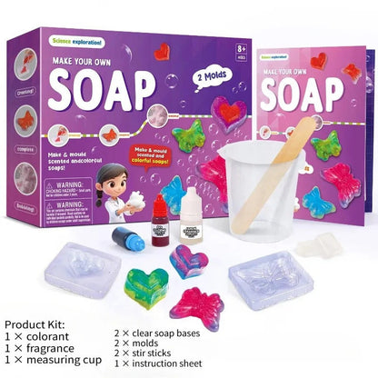 Science Exploration Make Your Own Colorful and Scented Soaps - 8B8