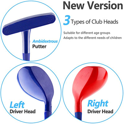 Set de entrenamiento de golf Fidtoy para niños con entrenador de bola a tee