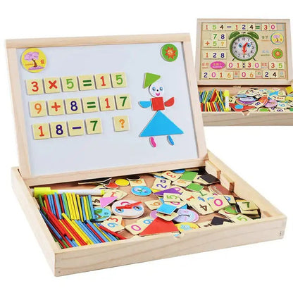 2in1 Magnetic Arithmetic Learning Puzzle Board - 000