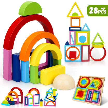 Rainbow Stacking Toys For Babies & Toddlers