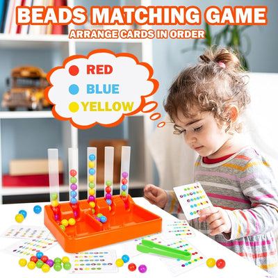 Jeu de perles à classer les couleurs - 235