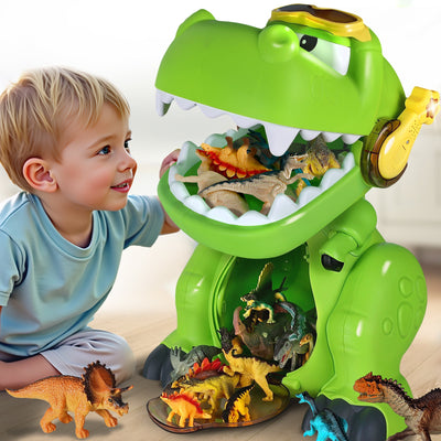 Fidtoy Big Dinosaur Toy Set with T-Rex Storage Box