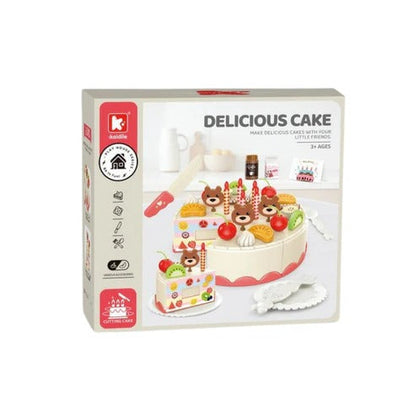 Pretend Play Bear Delicious Part Cake - 66A