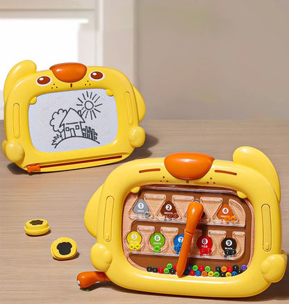 Puppy Drawing Slate and Magnetic Number Color Maze Game - 813