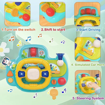 Kit de jeu interactif avec volant de navigation et pont - 541