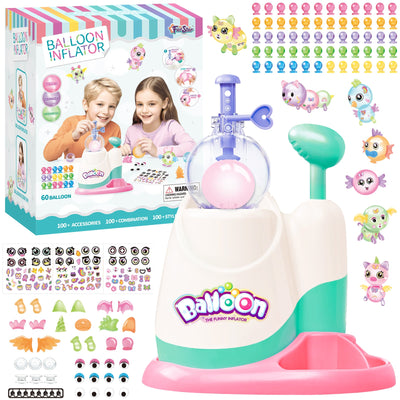 Ballons gonflables jouets à presser, jouets Kawaii Squishies pour fêtes d'enfants de 4 à 8 ans et de 8 à 12 ans, recharges de Squishy qui brillent dans le noir - Kit de fabrication de Squishy DIY