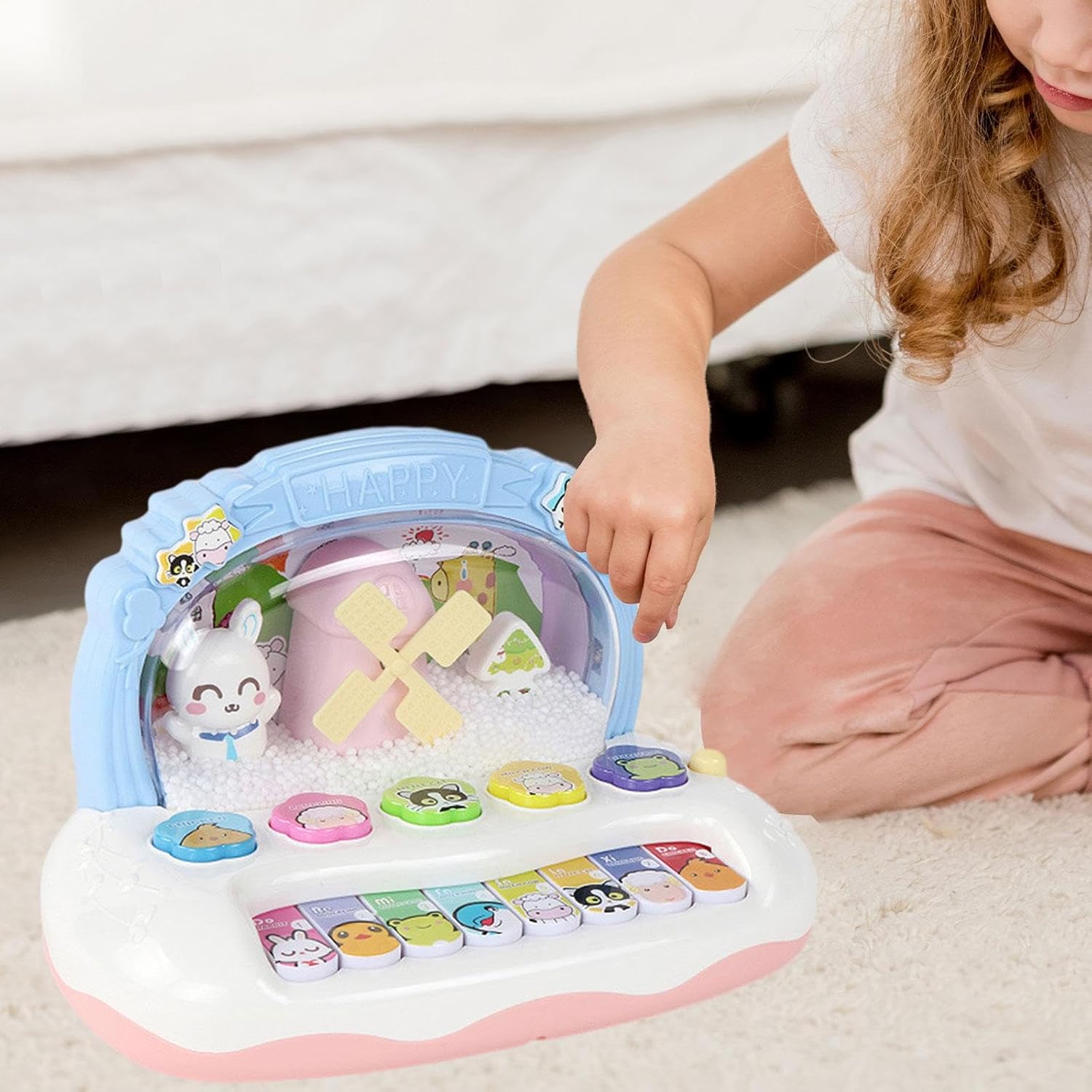 Kit de Piano de Animales de Nieve Brillante para Bebé - 349