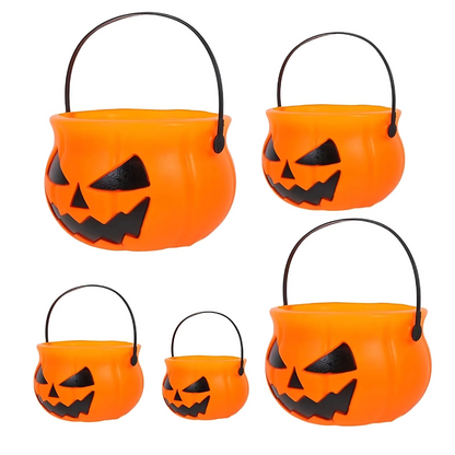 Halloween Pumpkin Basket – Trick or Treat Candy Bucket for Kids