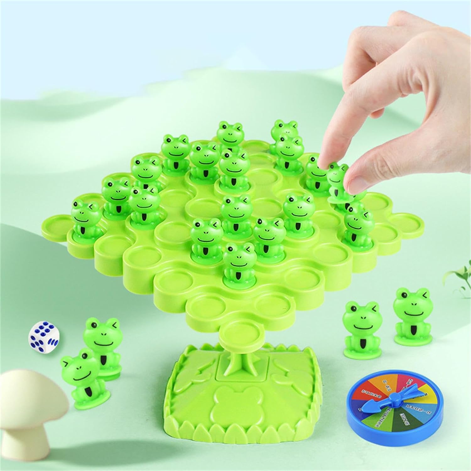 Juego familiar de desafío Árbol equilibrista de ranas - 153