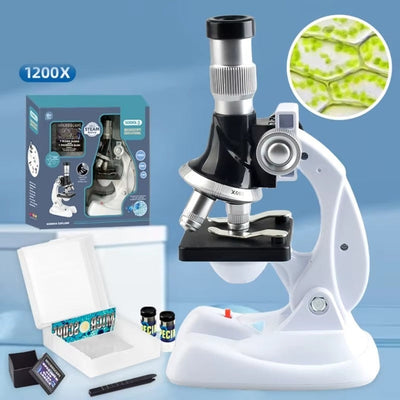 STEAM Science Explore Microscope 100/600/1200X Experiment Kit - 303