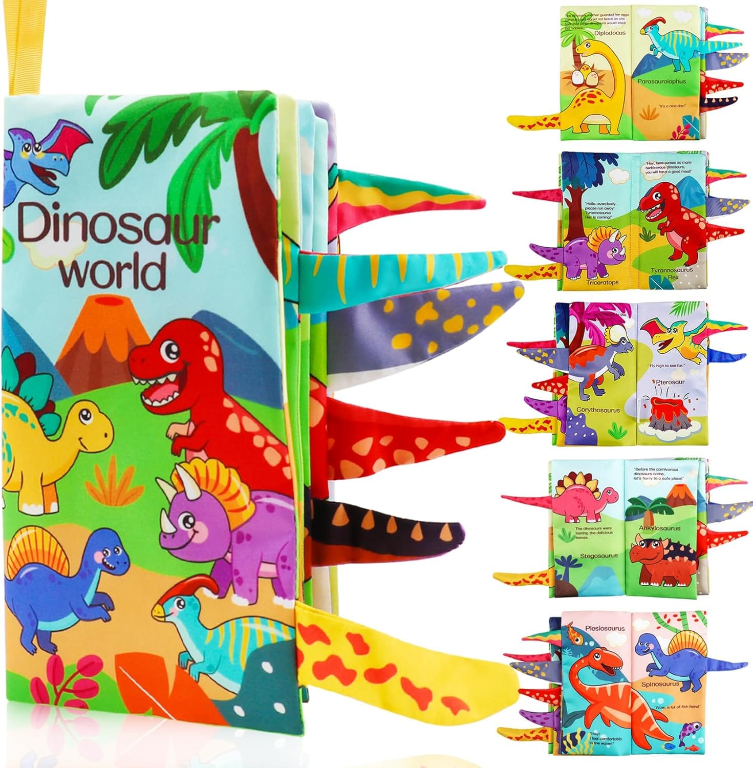 Baby Soft Dinosaur Learning Cloth Book - 074