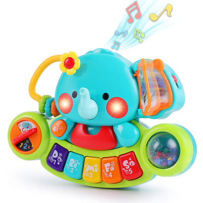 Juguete musical de aprendizaje de elefante Fidtoy para bebés