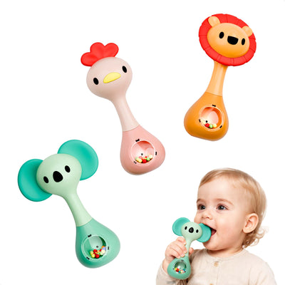 Fidtoy Baby Shaker Rattle Teether Toy Set for Newborns