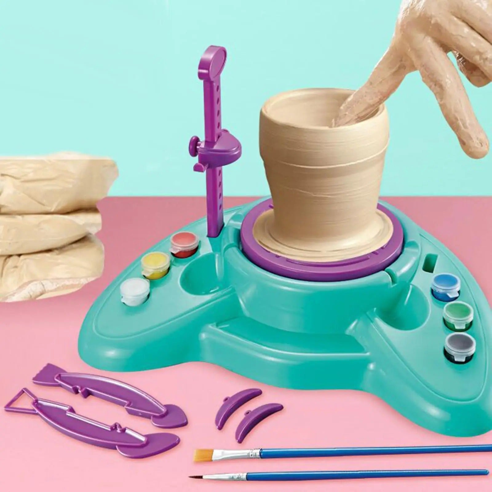 Kit de machine d'art et d'artisanat pour atelier de poterie DIY - 012