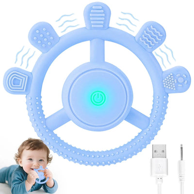Juguete de mascar vibratorio sensorial para bebés para autismo y alivio de la dentición | Fidtoy