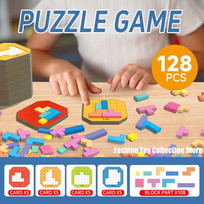 3D Tangram Multiplayer Challenging Block Foamic Game - 999