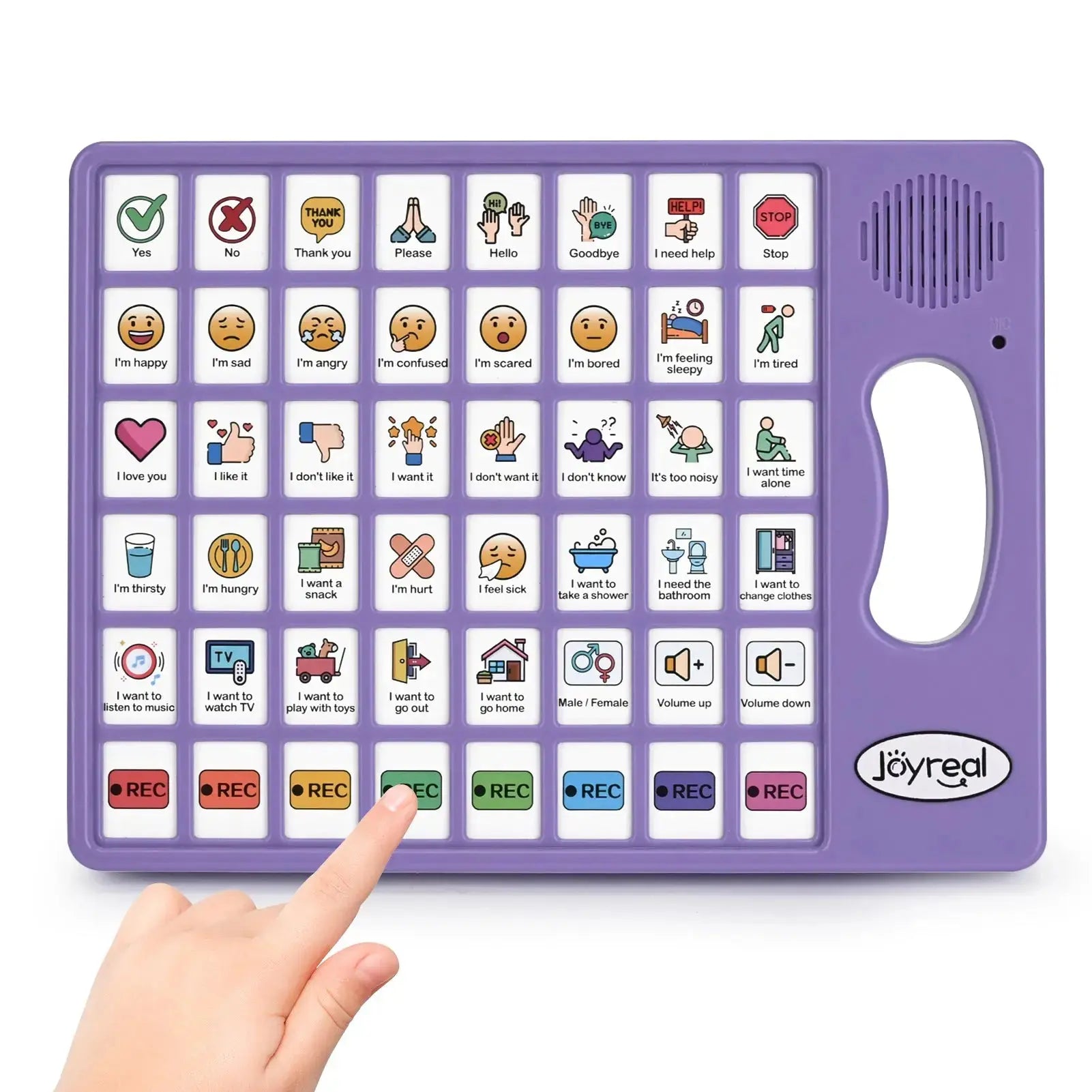 Fidtoy AAC Communication Device for Autism - Bilingual Speech Aid for Toddlers