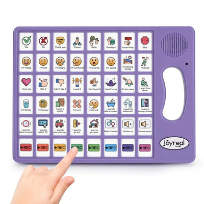 Fidtoy AAC Communication Device for Autism - Bilingual Speech Aid for Toddlers