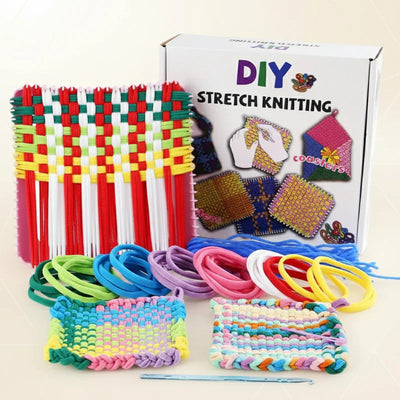 Kit de tejido DIY para niños – Kit creativo de telar para niños, juguete de aprendizaje temprano