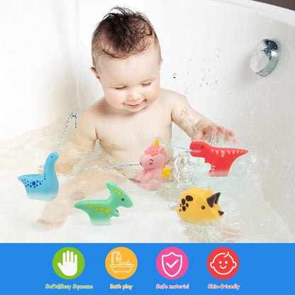 Soft Water Sprinkler Bath Sensory Toy 6 pieces - 128