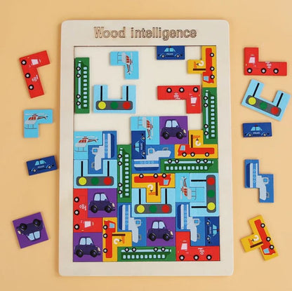 Wooden Intelligence Math Game