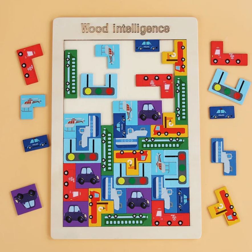 Wooden Intelligence Math Game