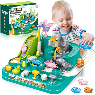 Dinosaur Car Adventure Track Play Set - 134