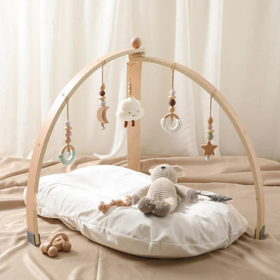 Portique d'éveil en bois Jouets Montessori